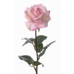 Fake rose AMELIE, pink, 28"/70cm, Ø3.1"/8cm