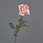 Fake rose AMELIE, pink, 28"/70cm, Ø3.1"/8cm