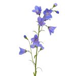 Artificial bellflower GISELA, blue, 26"/65cm, Ø0.4"-1.6"/1-4cm