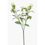 Artificial DREWON ball amaranth branch, cream, 65cm, Ø2-3cm