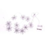 Fairy lights Drahtsterne GIOVANNA, silver, 20 LEDs, Batterie, 5ft/145cm, Ø2.4"/6cm
