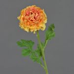 Artificial flower Ranunculus GRINTEL, apricot, 18"/45cm