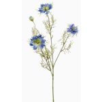 Decorative branch Nigella JENNIE, blue, 28"/70cm