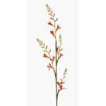 Artificial montbretia KATHERYN, orange-red, 3ft/90cm