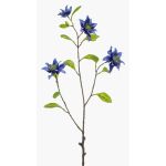 Decorative branch Clematis RUHNA, blue, 30"/75cm