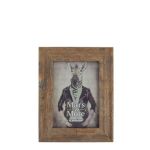 Wooden picture frame ESKIL, printed, brown, 6.9"x4.9"x0.8"/17.5x12.5x2cm