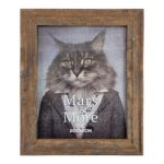 Wooden picture frame ESKIL, printed, brown, 10"x8"x0.8"/25x20x2cm