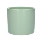 Keramiktopf FERDINANTA mit Muster, mintgrün-matt, 12,3cm, Ø13,5cm