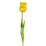 Artificial flower Parrot tulip DOVLE, yellow, 18"/45cm