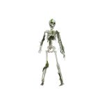 Halloween decorative figure mini skeleton WENDELIN covered with moss, 16"/40cm