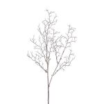 Decorative coral branch ZORVEK, frosted, white-brown, 28"/70cm