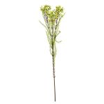 Artificial branch Wax flower MEDEA, green-hot pink, 80cm, Ø6cm