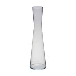 Slim decorative vase SYRMA made of glass, transparent, 40cm, Ø10cm