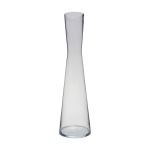 Slim decorative vase SYRMA made of glass, transparent, 50cm, Ø12cm