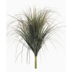 Fake foxtail grass LENNARD, on spike, green-brown, 28"/70cm