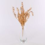 Artificial butcher's broom DANISILE on spike, gold, 16"/40cm