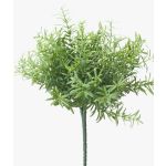 Fake rosemary JOSHUA, on spike, green, 8"/20cm, Ø6"/15cm