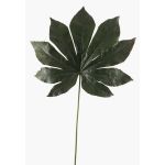 Artificial Aralia leaf FARIS, green, 22"/55cm