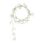 Artificial gypsophila garland SIVON, white, 6ft/180cm