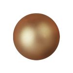 Christmas tree ball FABIANA, 48 pcs, metallic-copper, Ø1.4"/3,5cm