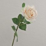 Artificial rose KAILIN, cream-pink, 26"/65cm
