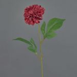 Artificial dahlia WANRU, burgundy, 20"/50cm