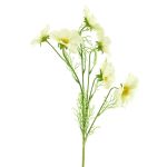 Artificial cosmos branch YUNIAN, cream, 30"/75cm
