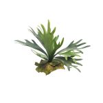 Artificial deer fern plant MIAOLI, spike, green, 10"/25cm