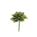 Artificial Echeveria morani XINYA on spike, green-red, 6.7"/17cm