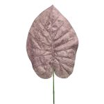Artificial philodendron Scandens leaf AOSHEN, wine red, 28"/70cm