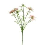 Artificial black cumin branch TIANKE, pink, 26"/65cm