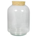 Pflanzen Terrarium KONDO mit Korkdeckel, Glas, klar, 30cm, Ø23cm