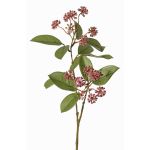 Artificial dogwood branch PANGO with buds, dusky pink, 28"/70cm, Ø2.8"/7cm