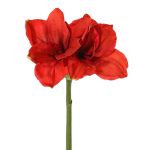 Artificial amaryllis NARWELA, red, 70 cm, Ø 10–13 cm