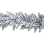 Kunst Wintergirlande KIRUNA, beschneit, 270cm, Ø30cm