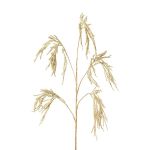 Artificial rice branch TROMLE with ears, hanging, cream-gold, 4ft/120cm