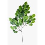 Artificial Oak leaf spray EMILIAN, green, 22"/55cm