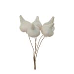 Fake vegetable Garlic THANE, 6 pieces, white, 4.7"/12cm
