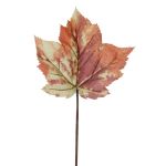Artificial leaf maple ELMINU, orange-yellow, 16"/40cm