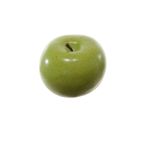 Plastic fruit Apple AILIM, green, 2.4"/6cm, Ø 2.6"/6,5cm