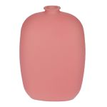 PAISANTO flat-bottomed glass bottle, antique pink matt, 7.5 x 3.5 x 11 cm