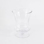 Glass vase CATANIA, goblet, clear, 9"/24cm, Ø7"/18cm