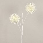 Artificial Allium CHIRARA, white, 3ft/95cm, Ø3.9"/10cm