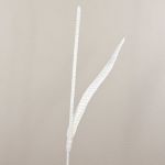 Artificial Aloe aristata leaves ALESANDRO, glitter, white, 3ft/95cm