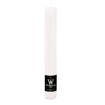 Taper candle AURORA, white, 10"/25cm, Ø1.4"/3.5cm, 25h - Made in Germany