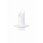 Metal candle holder RIANNON, white, 8,5cm, Ø8,3cm