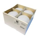 Floating wax candle ORNELLA, white, 8 pieces, 1.1"/2.8cm, Ø3.1"/8cm, 8h