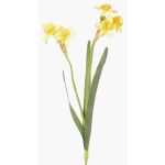 Artificial daffodil NEELA, yellow, 20"/50cm, Ø2.4"/6cm