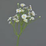 Artificial daisy BELINA, white, 12"/30cm, Ø0.4"/1cm
