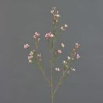 Fake waxflower spray NIANG, pink-fuchsia, 31"/80cm, Ø0.8"-1.2"/2-3cm